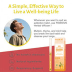 WIDERT Extra Strength Lung Cleanse Herbal Air Diffuser Pen - Pineapple