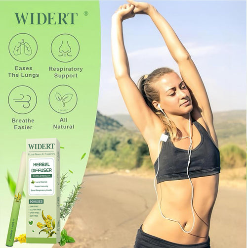WIDERT Extra Strength Lung Cleanse Herbal Air Diffuser Pen - Mint