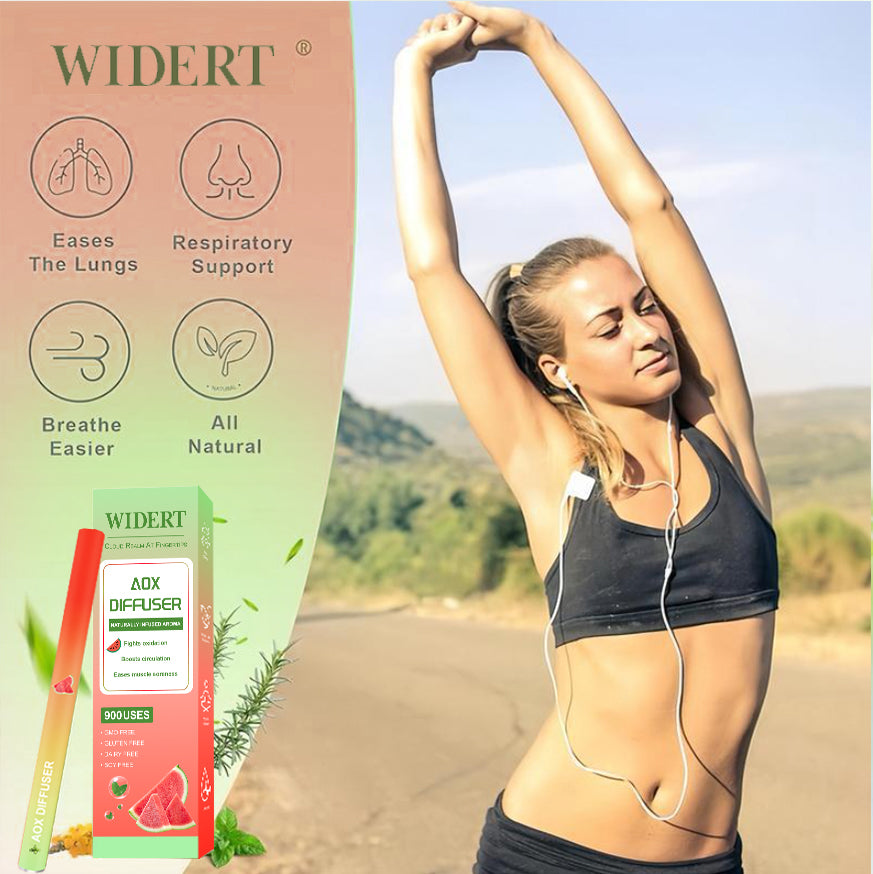 WIDERT Extra Strength Lung Cleanse Herbal Air Diffuser Pen - Watermelon