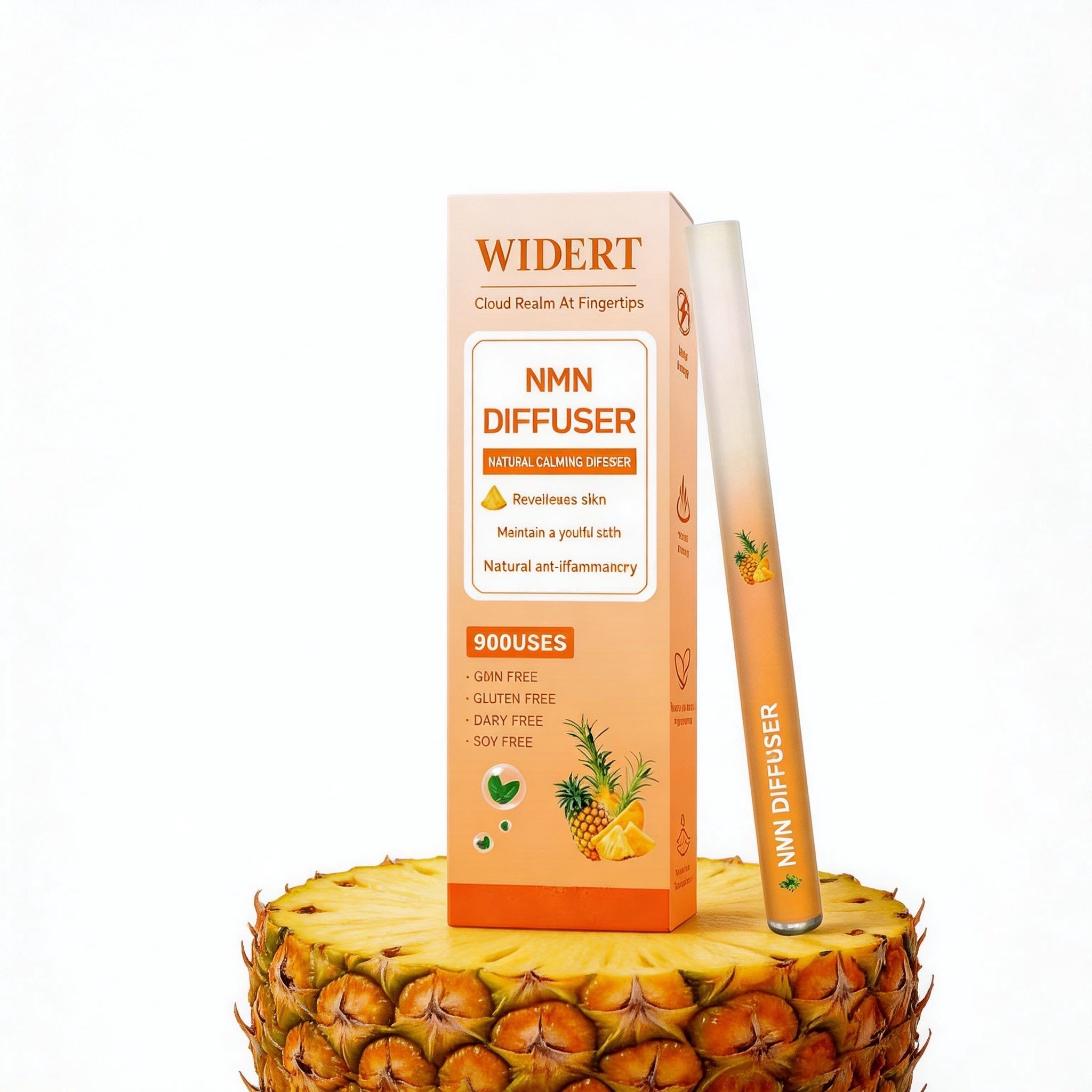 WIDERT Extra Strength Lung Cleanse Herbal Air Diffuser Pen - Pineapple