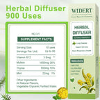 WIDERT Extra Strength Lung Cleanse Herbal Air Diffuser Pen - Mint