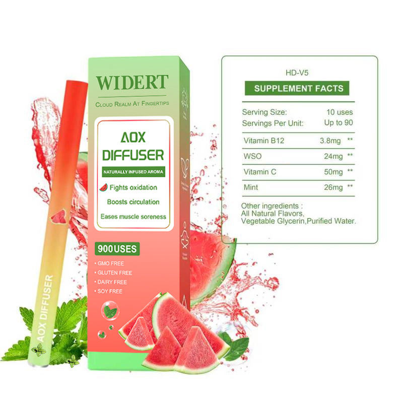 WIDERT Extra Strength Lung Cleanse Herbal Air Diffuser Pen - Watermelon